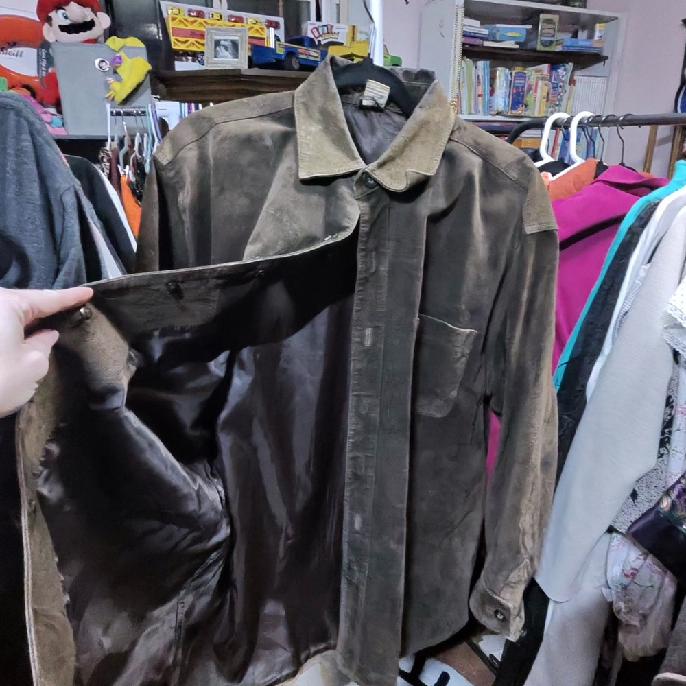 Men's Brown Suede Jacket